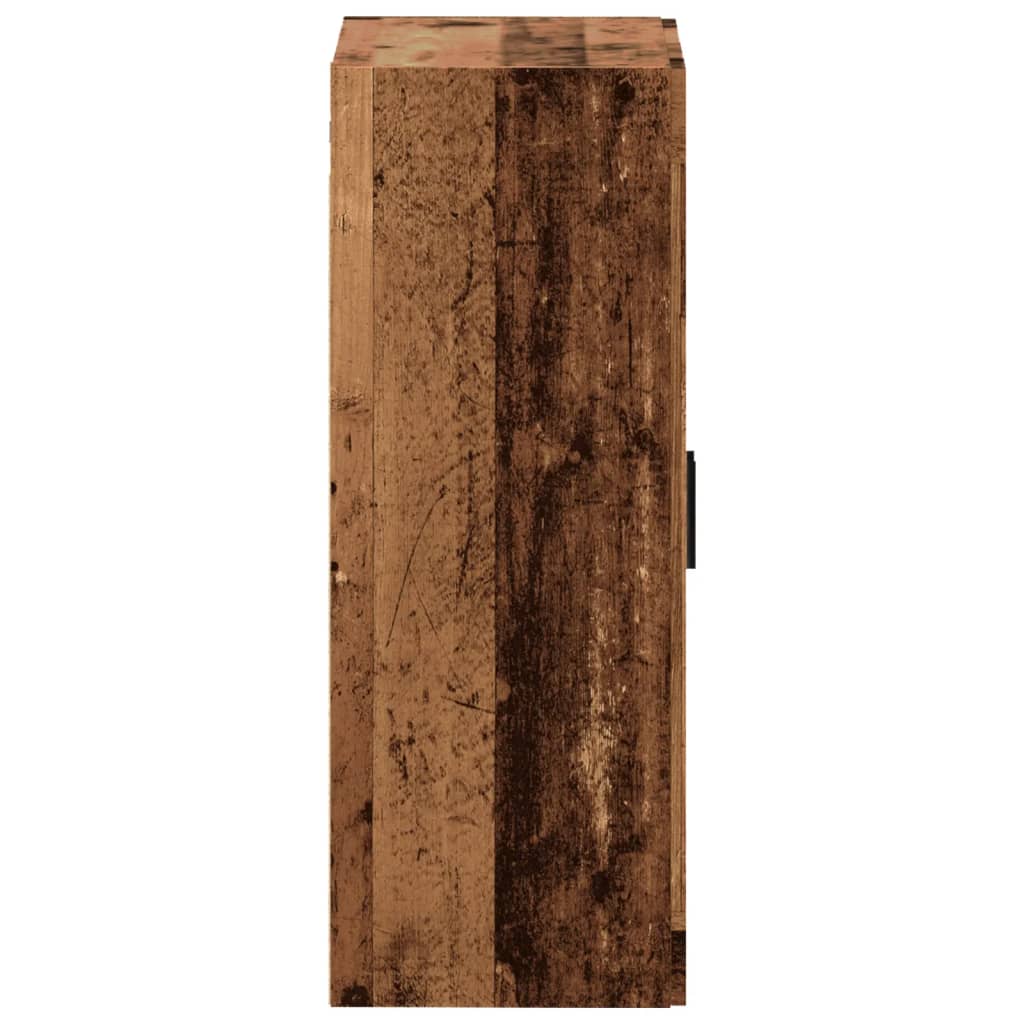vidaXL Szafka wisząca, stare drewno, 69,5x34x90 cm
