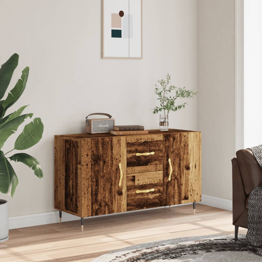 vidaXL Komoda, stare drewno, 100x36x60 cm, materiał drewnopochodny