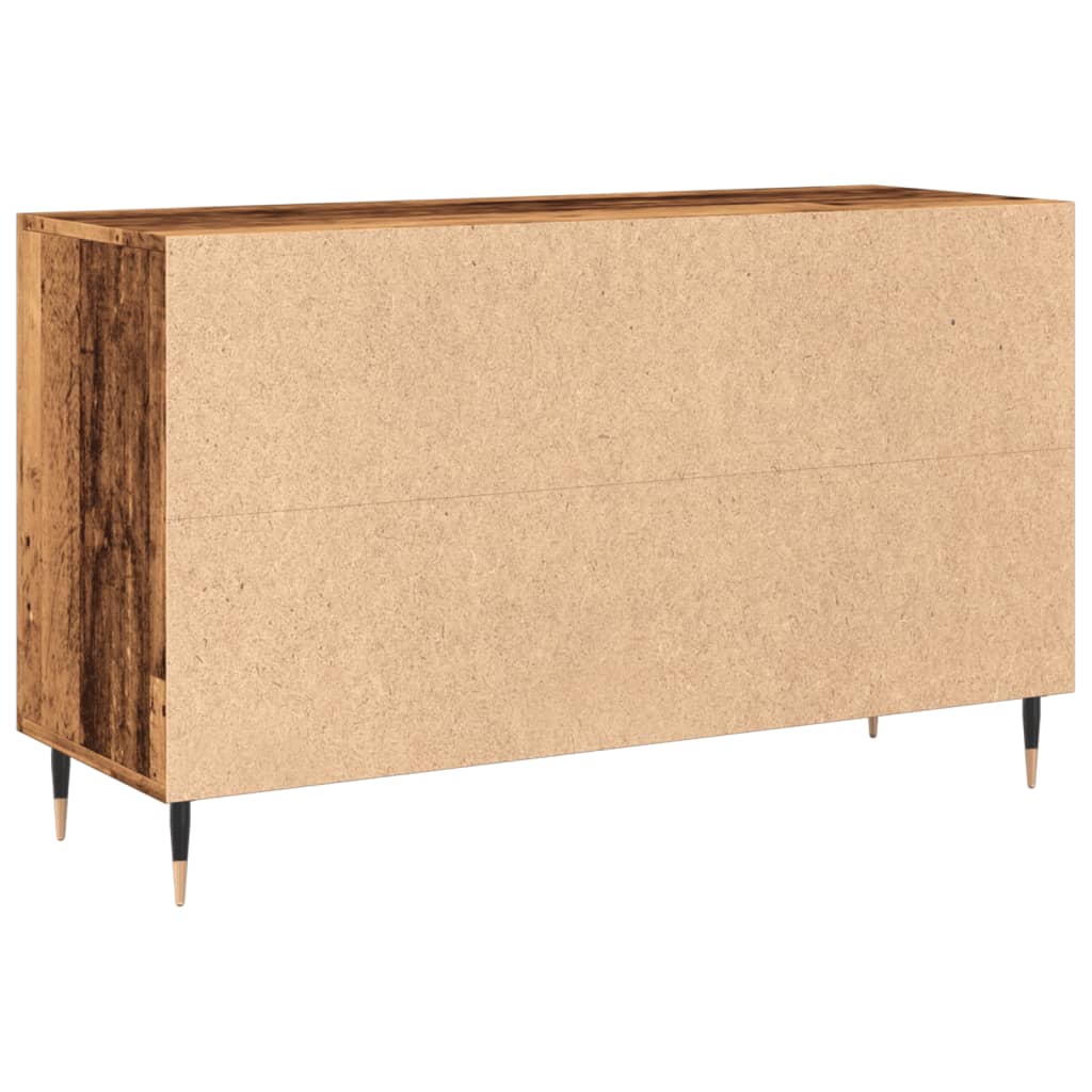 vidaXL Komoda, stare drewno, 100x36x60 cm, materiał drewnopochodny