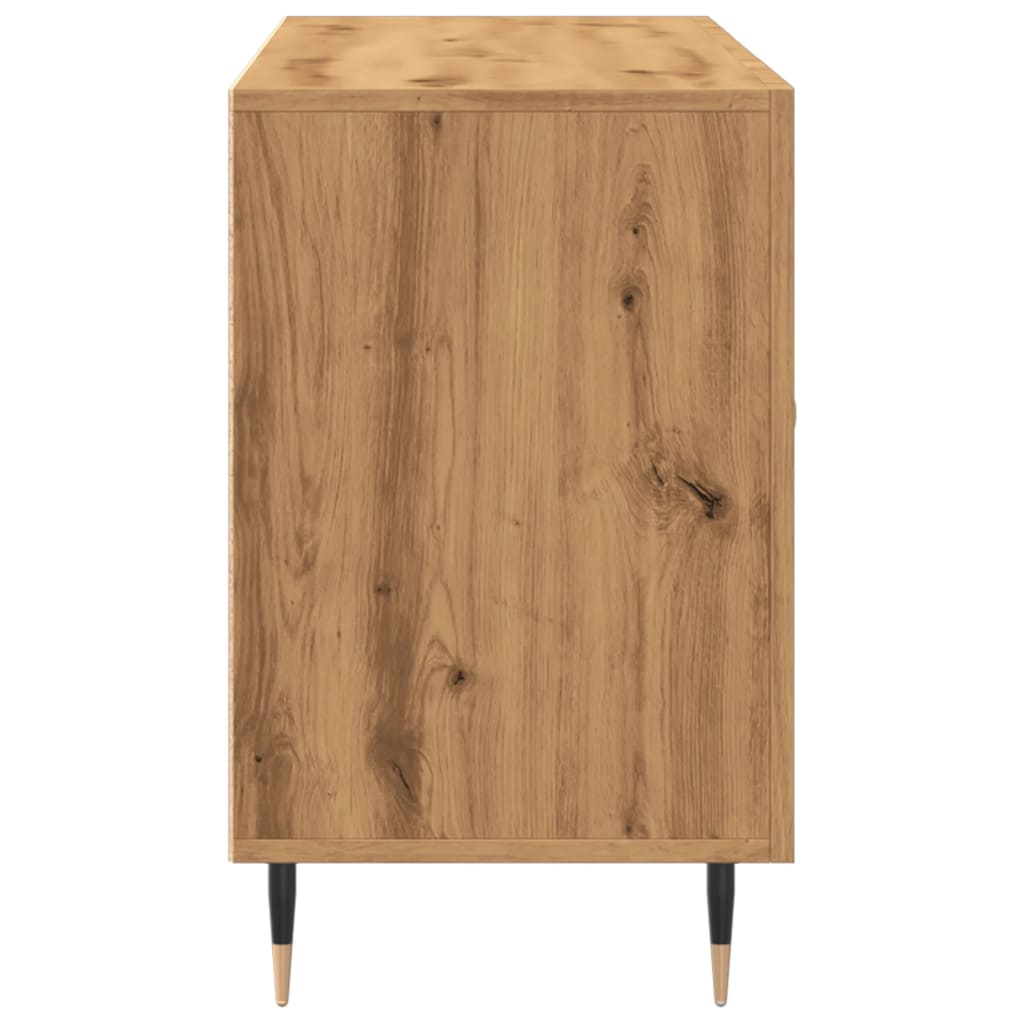 vidaXL Komoda, dąb artisan, 100x36x60 cm, materiał drewnopochodny
