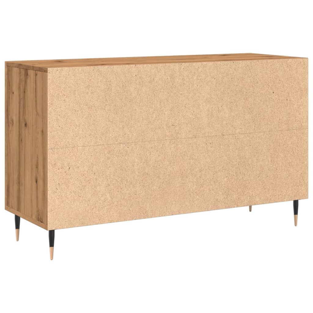 vidaXL Komoda, dąb artisan, 100x36x60 cm, materiał drewnopochodny