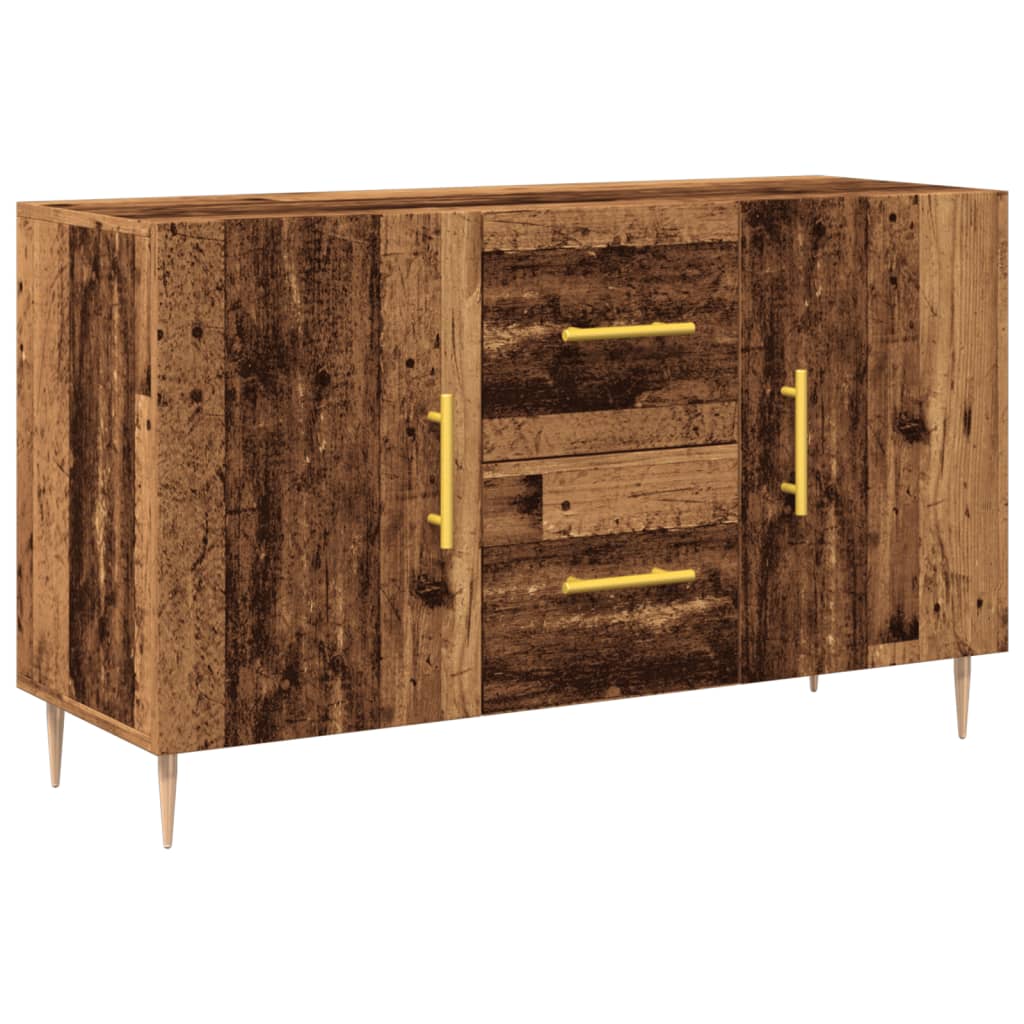 vidaXL Komoda, stare drewno, 100x36x60 cm, materiał drewnopochodny