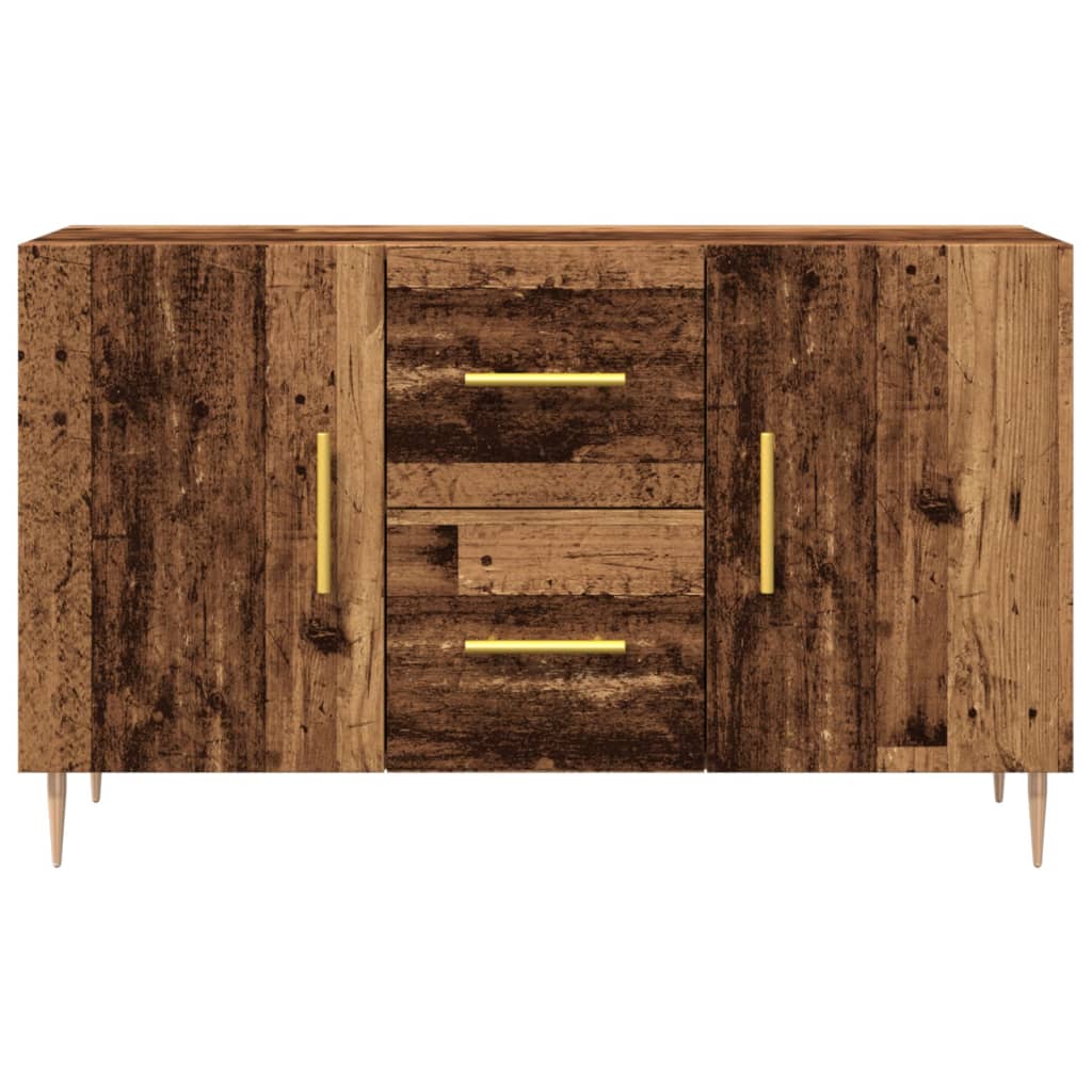 vidaXL Komoda, stare drewno, 100x36x60 cm, materiał drewnopochodny