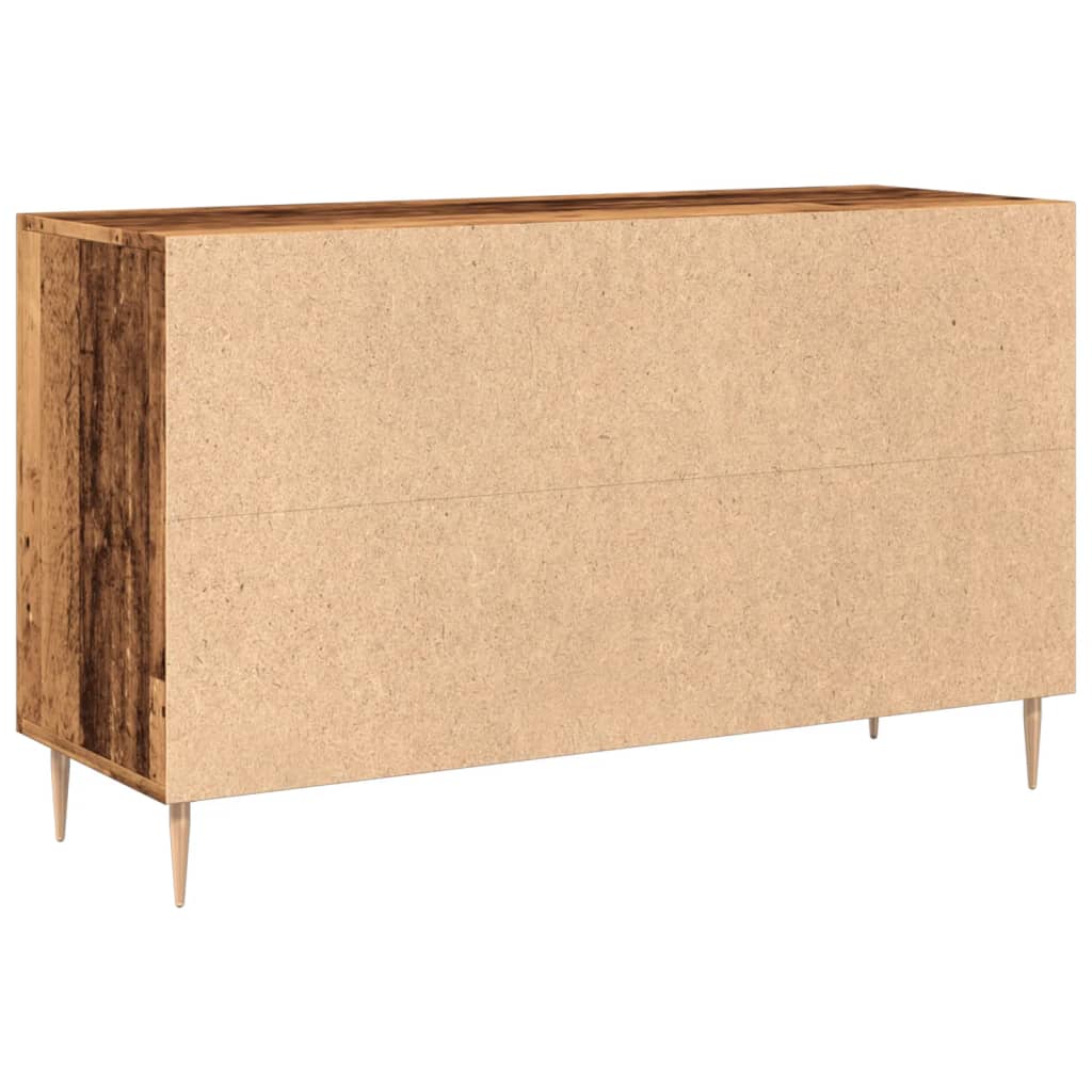 vidaXL Komoda, stare drewno, 100x36x60 cm, materiał drewnopochodny