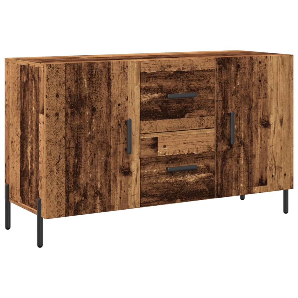 vidaXL Komoda, stare drewno, 100x36x60 cm, materiał drewnopochodny