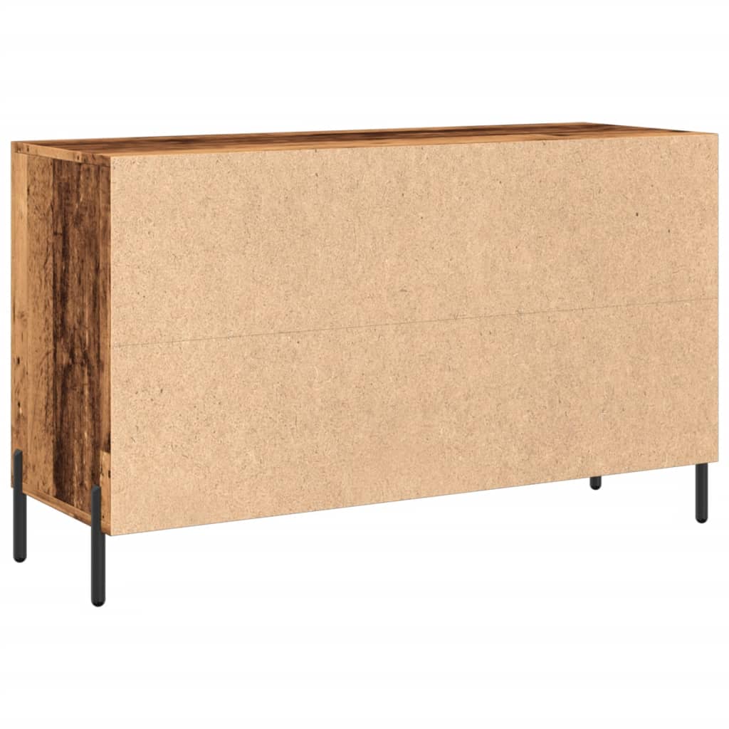 vidaXL Komoda, stare drewno, 100x36x60 cm, materiał drewnopochodny