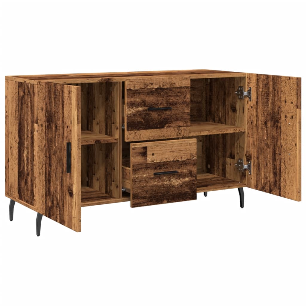 vidaXL Komoda, stare drewno, 100x36x60 cm, materiał drewnopochodny
