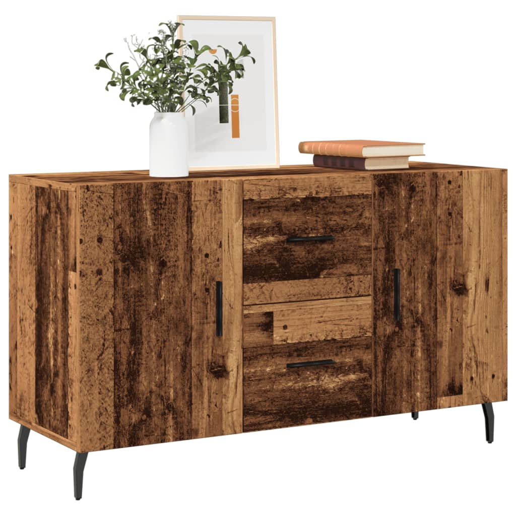 vidaXL Komoda, stare drewno, 100x36x60 cm, materiał drewnopochodny