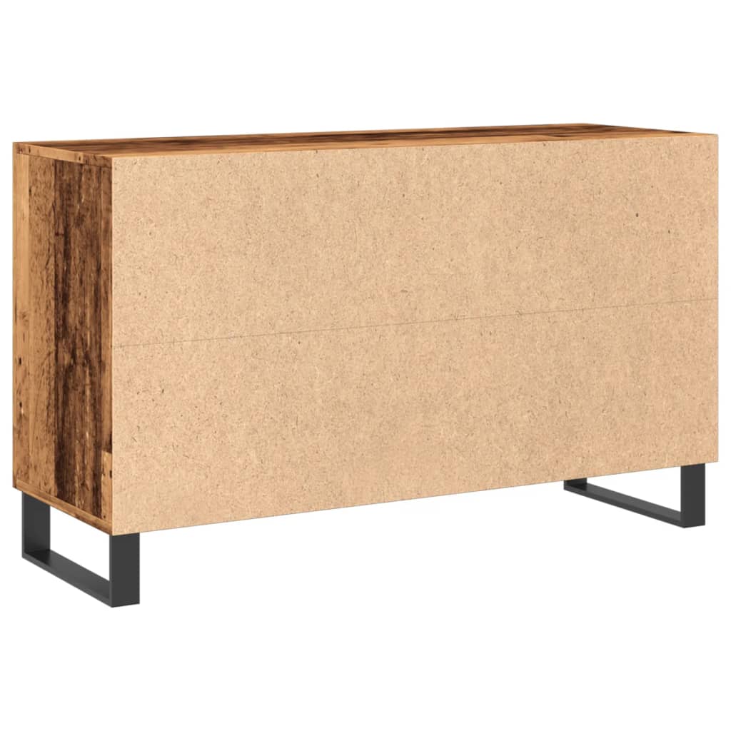 vidaXL Komoda, stare drewno, 100x36x60 cm, materiał drewnopochodny