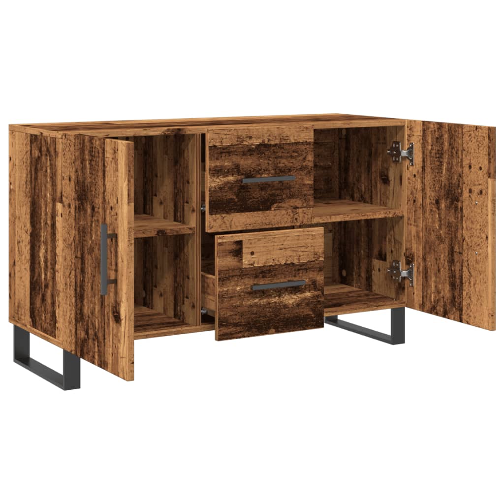 vidaXL Komoda, stare drewno, 100x36x60 cm, materiał drewnopochodny