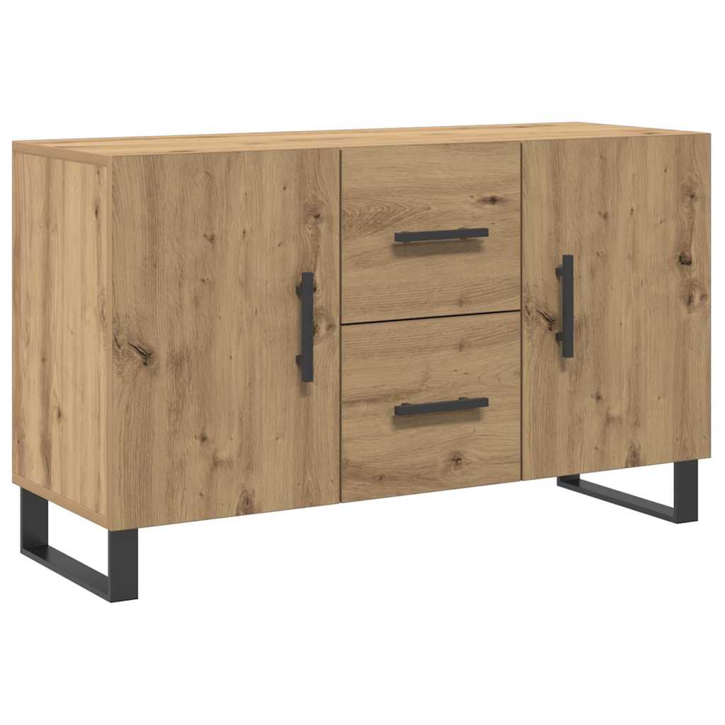 vidaXL Komoda, dąb artisan, 100x36x60 cm, materiał drewnopochodny