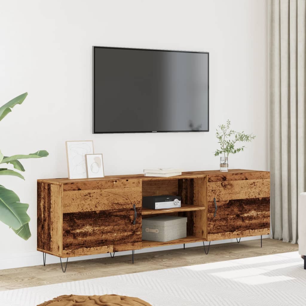 vidaXL Szafka TV, stare drewno, 150x30x50 cm, materiał drewnopochodny