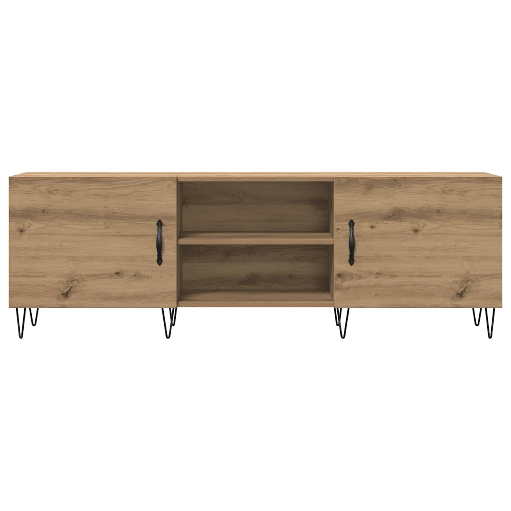 vidaXL Szafka TV, dąb artisan, 150x30x50 cm, materiał drewnopochodny
