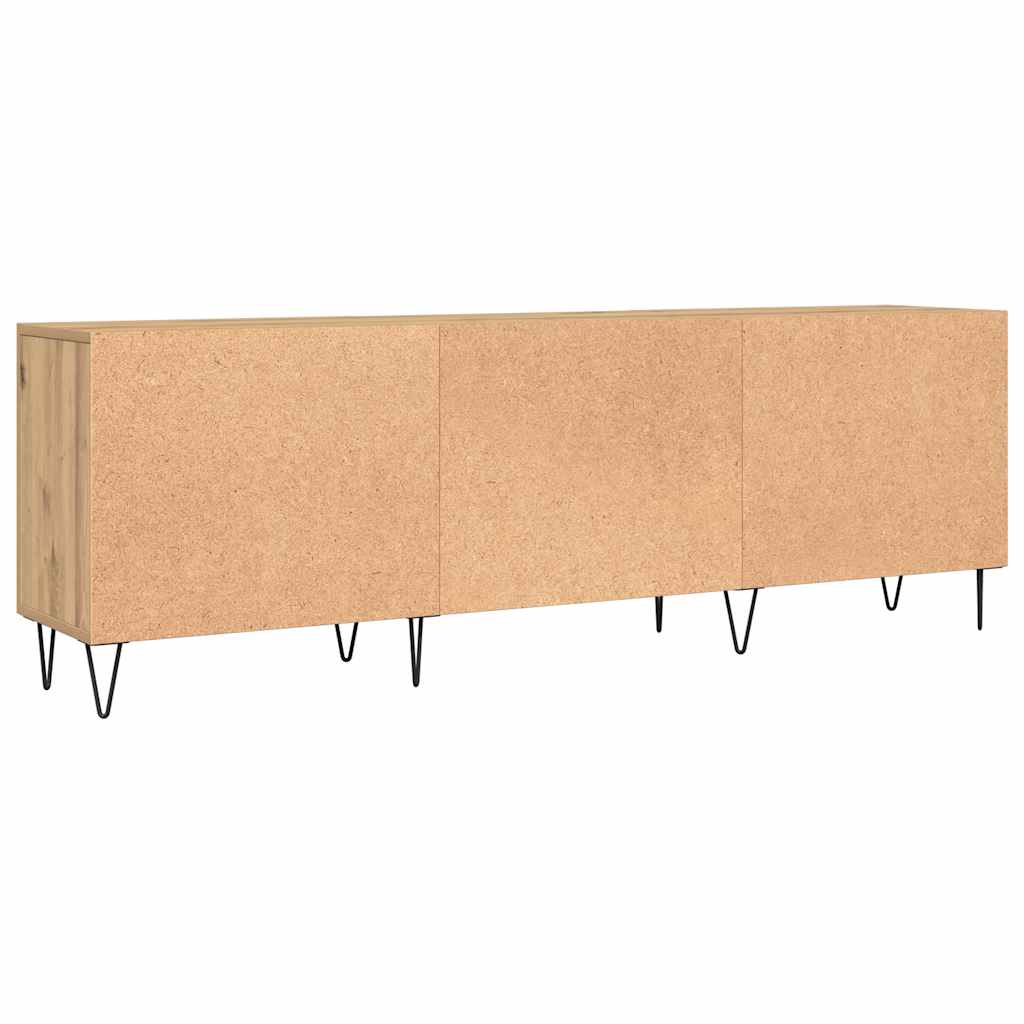 vidaXL Szafka TV, dąb artisan, 150x30x50 cm, materiał drewnopochodny