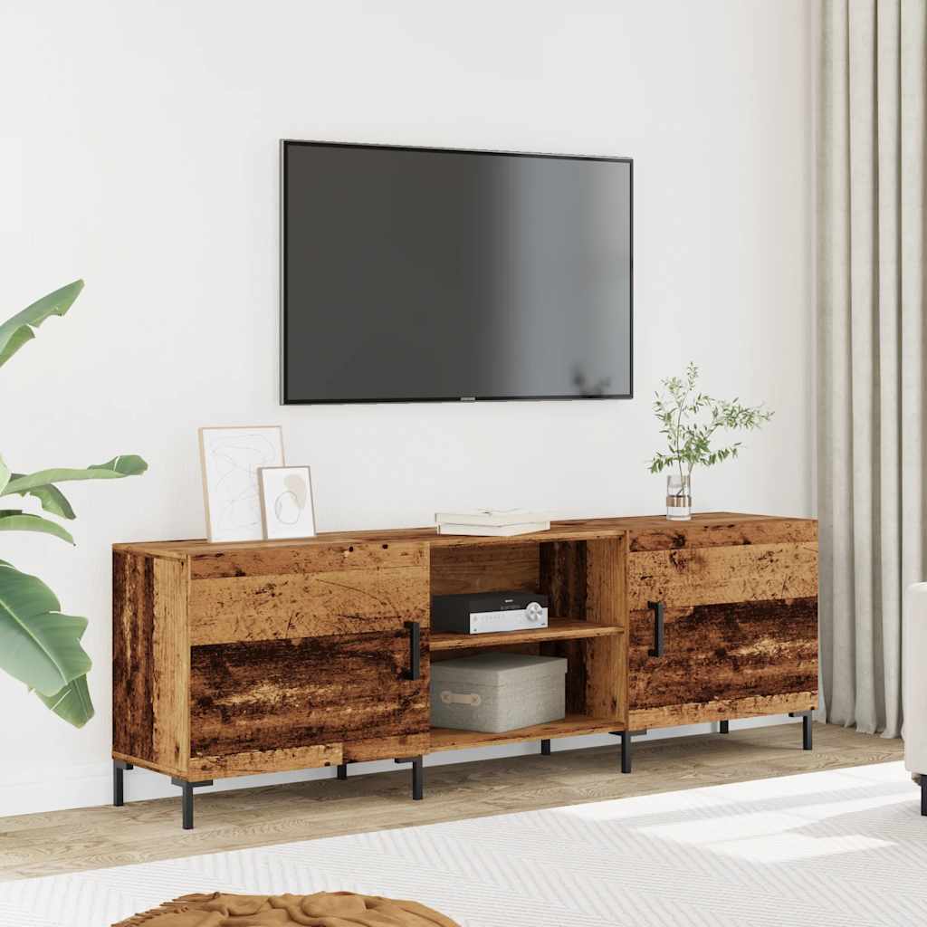 vidaXL Szafka TV, stare drewno, 150x30x50 cm, materiał drewnopochodny