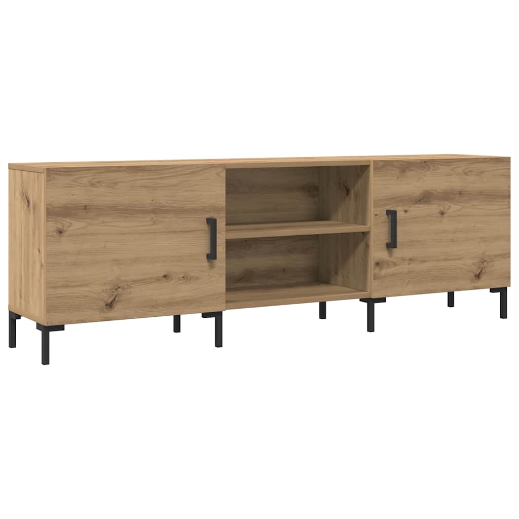 vidaXL Szafka TV, dąb artisan, 150x30x50 cm, materiał drewnopochodny