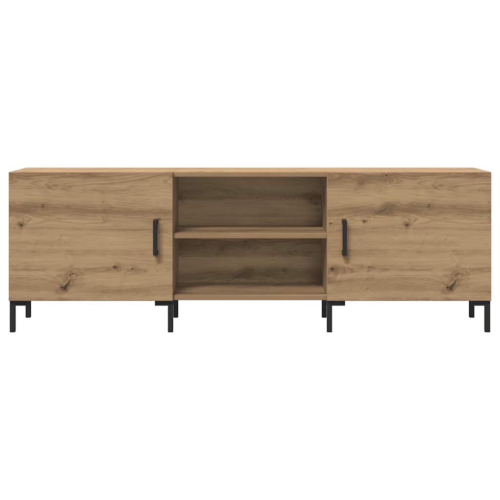 vidaXL Szafka TV, dąb artisan, 150x30x50 cm, materiał drewnopochodny