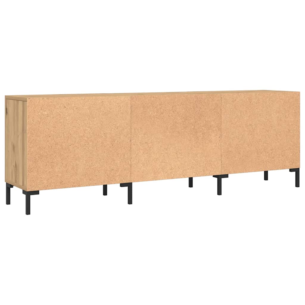 vidaXL Szafka TV, dąb artisan, 150x30x50 cm, materiał drewnopochodny