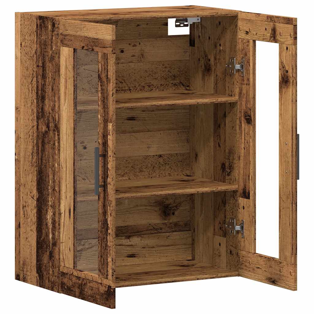 vidaXL Szafka, stare drewno, 69,5x34x90 cm, materiał drewnopochodny