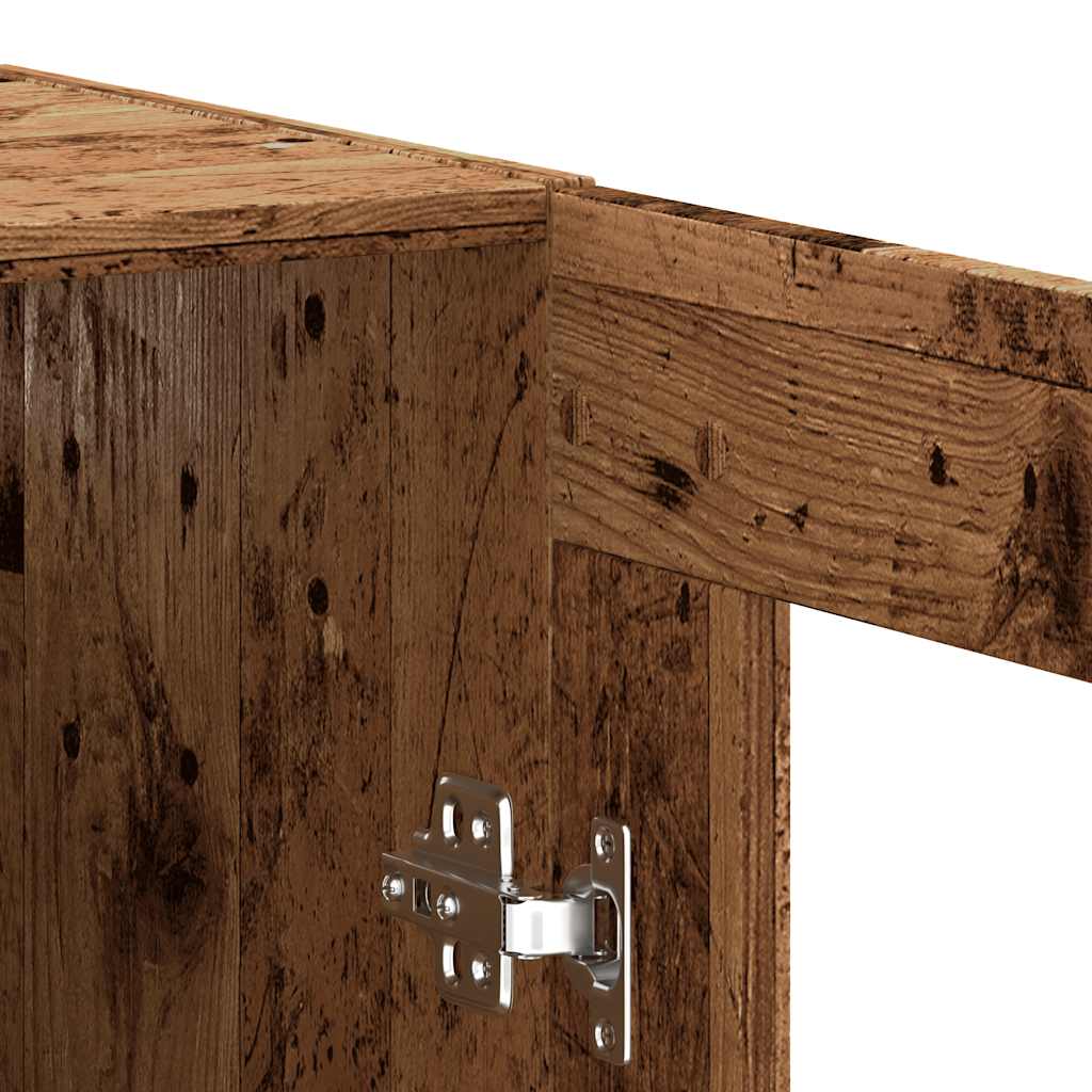 vidaXL Szafka, stare drewno, 69,5x34x90 cm, materiał drewnopochodny