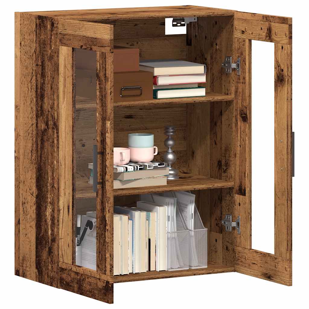 vidaXL Szafka, stare drewno, 69,5x34x90 cm, materiał drewnopochodny