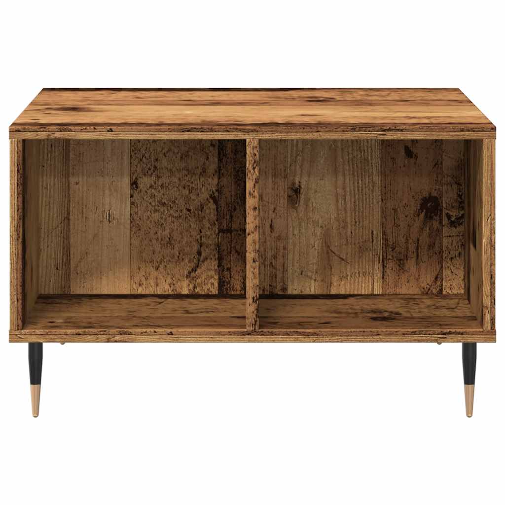 vidaXL Stolik kawowy, stare drewno, 60x50x36,5 cm