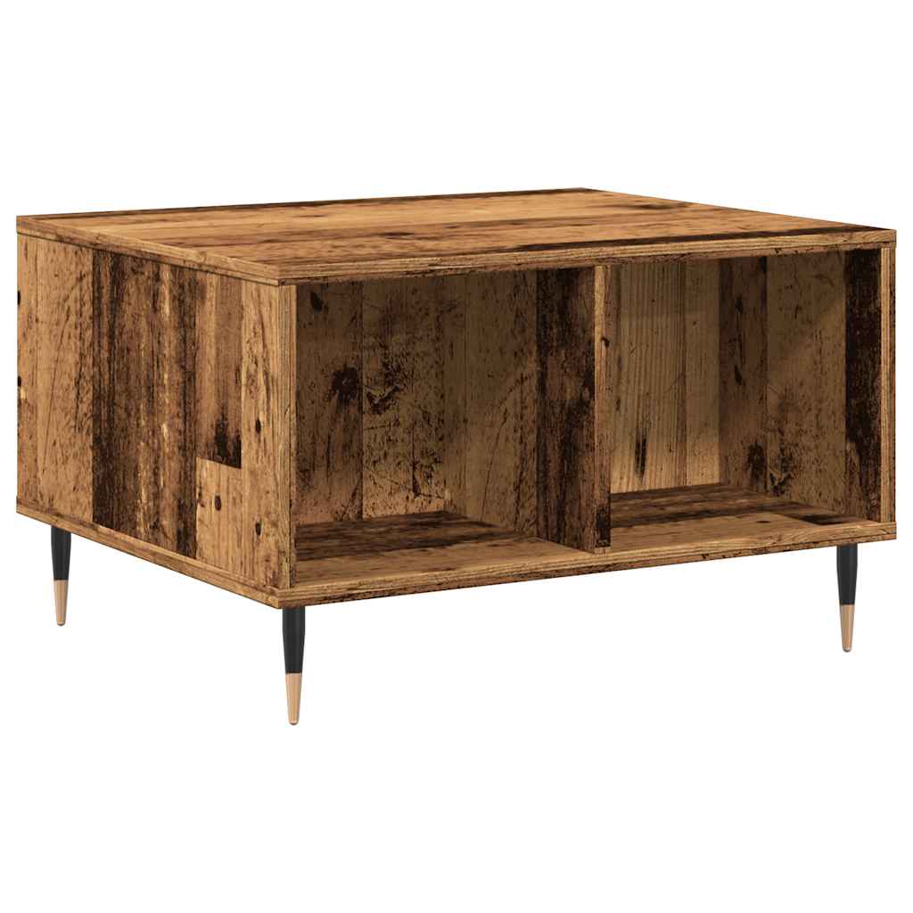 vidaXL Stolik kawowy, stare drewno, 60x50x36,5 cm