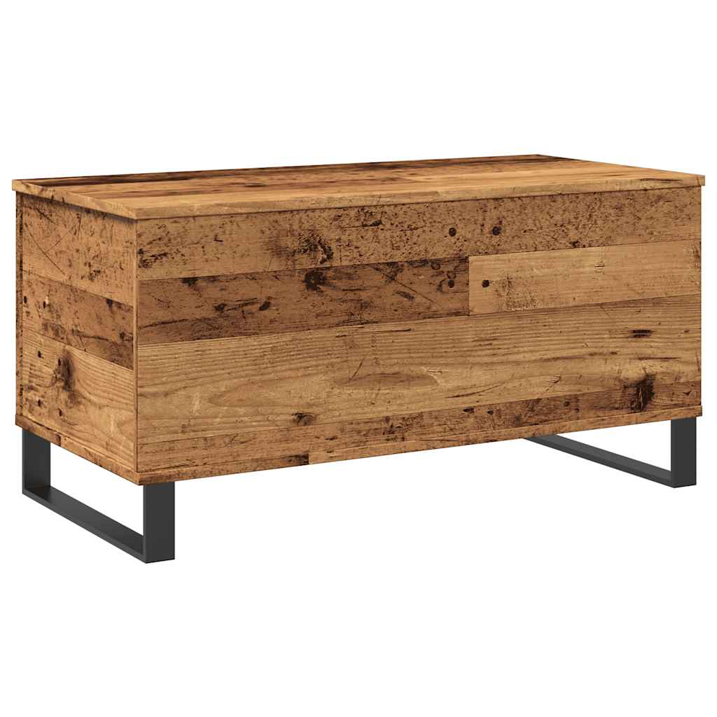 vidaXL Stolik kawowy, stare drewno, 90x44,5x45 cm