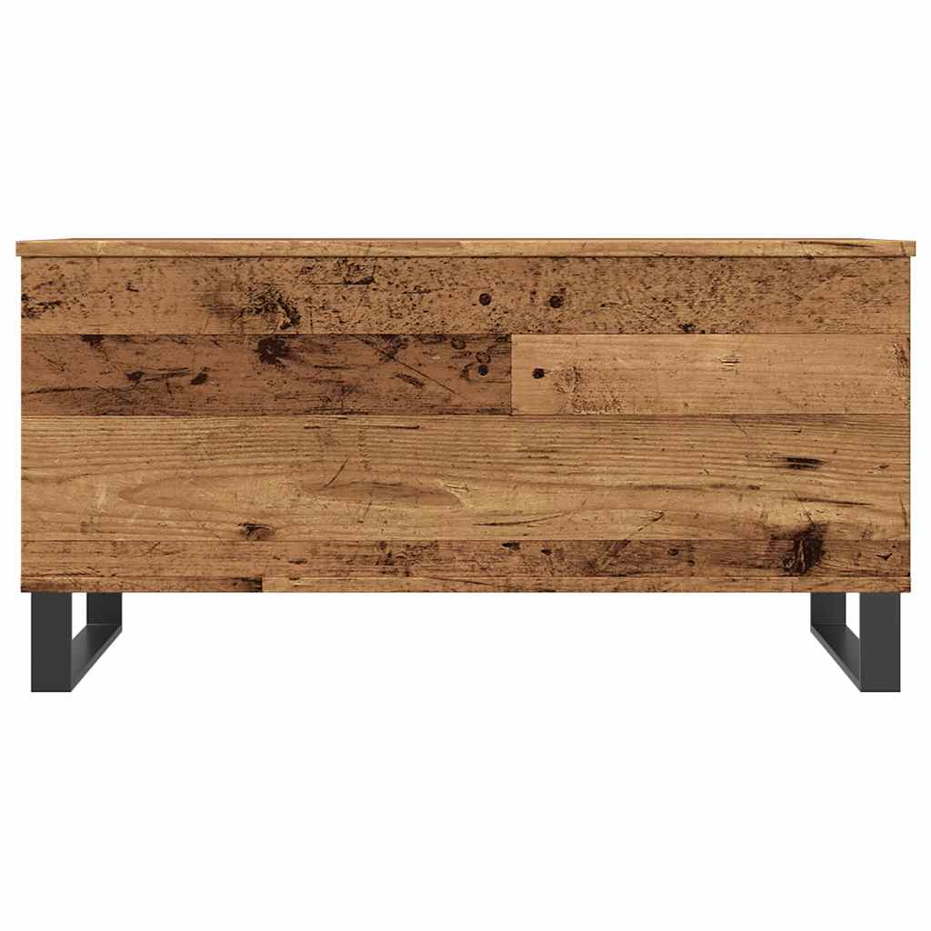 vidaXL Stolik kawowy, stare drewno, 90x44,5x45 cm