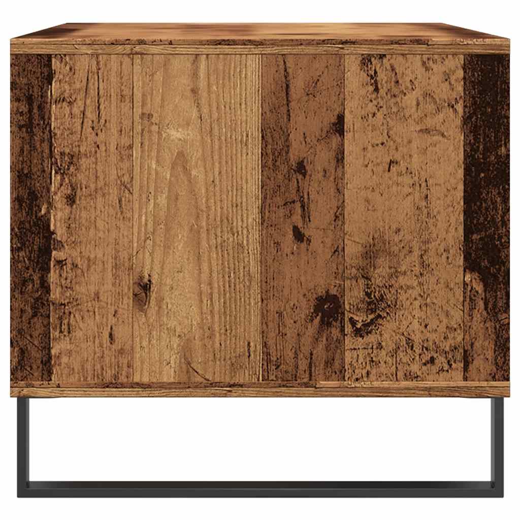 vidaXL Stolik kawowy, stare drewno 90x49x45 cm