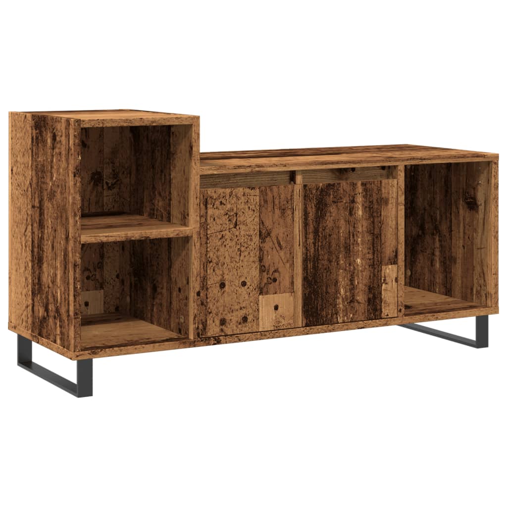 vidaXL Szafka pod TV, stare drewno, 100x35x55 cm