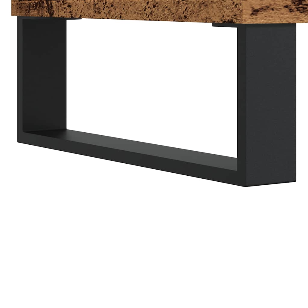 vidaXL Szafka pod TV, stare drewno, 100x35x55 cm