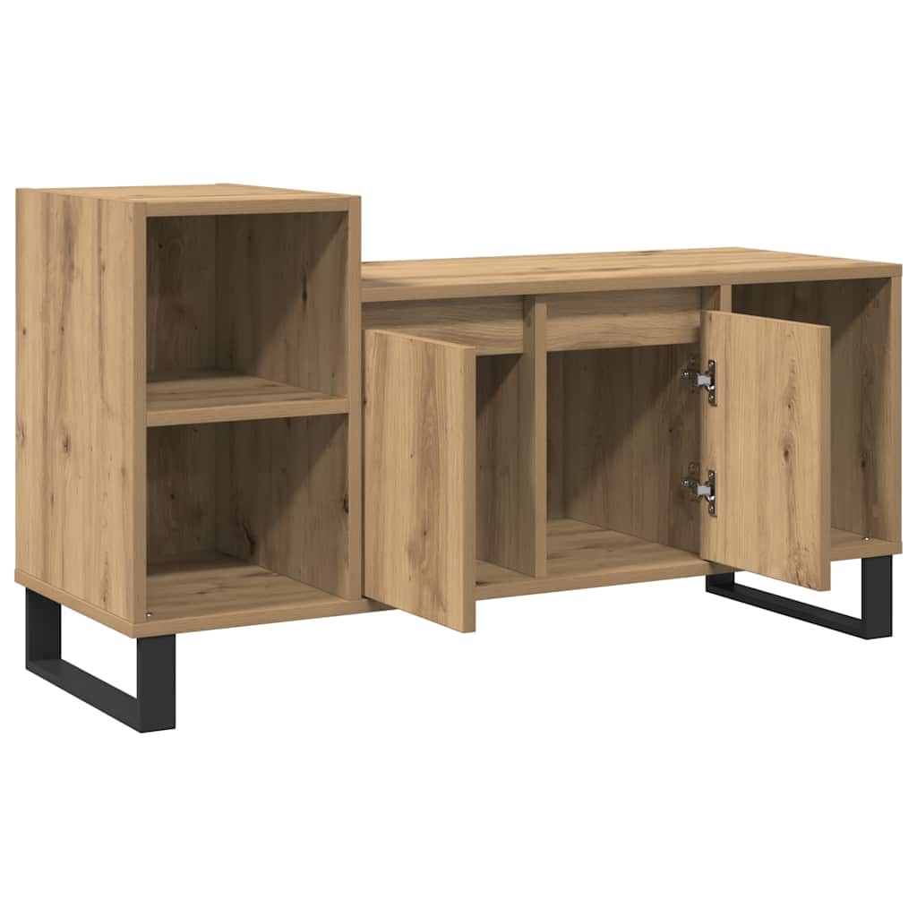 vidaXL Szafka pod telewizor, dąb artisan, 100x35x55 cm