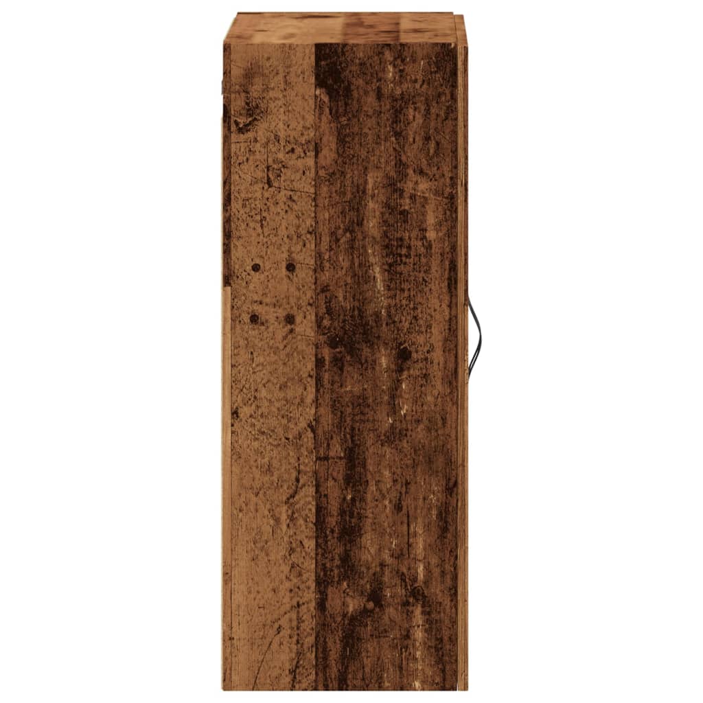 vidaXL Szafka wisząca, stare drewno, 69,5x34x90 cm