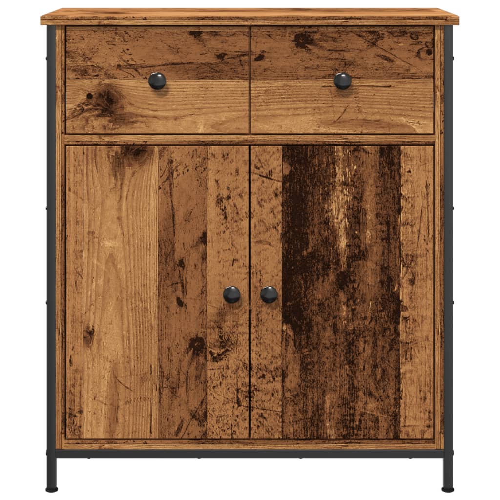 vidaXL Szafka, stare drewno, 70x30x80 cm, materiał drewnopochodny