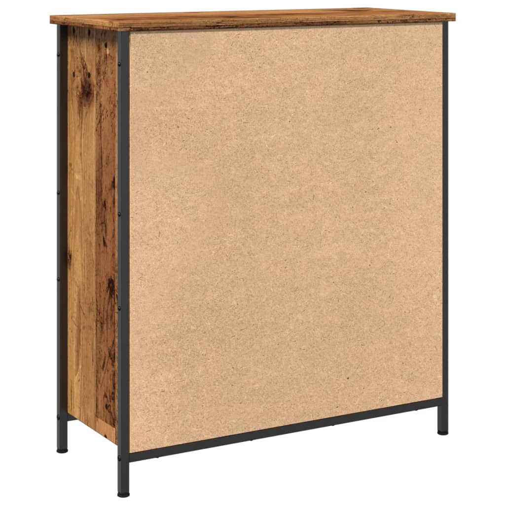 vidaXL Szafka, stare drewno, 70x30x80 cm, materiał drewnopochodny