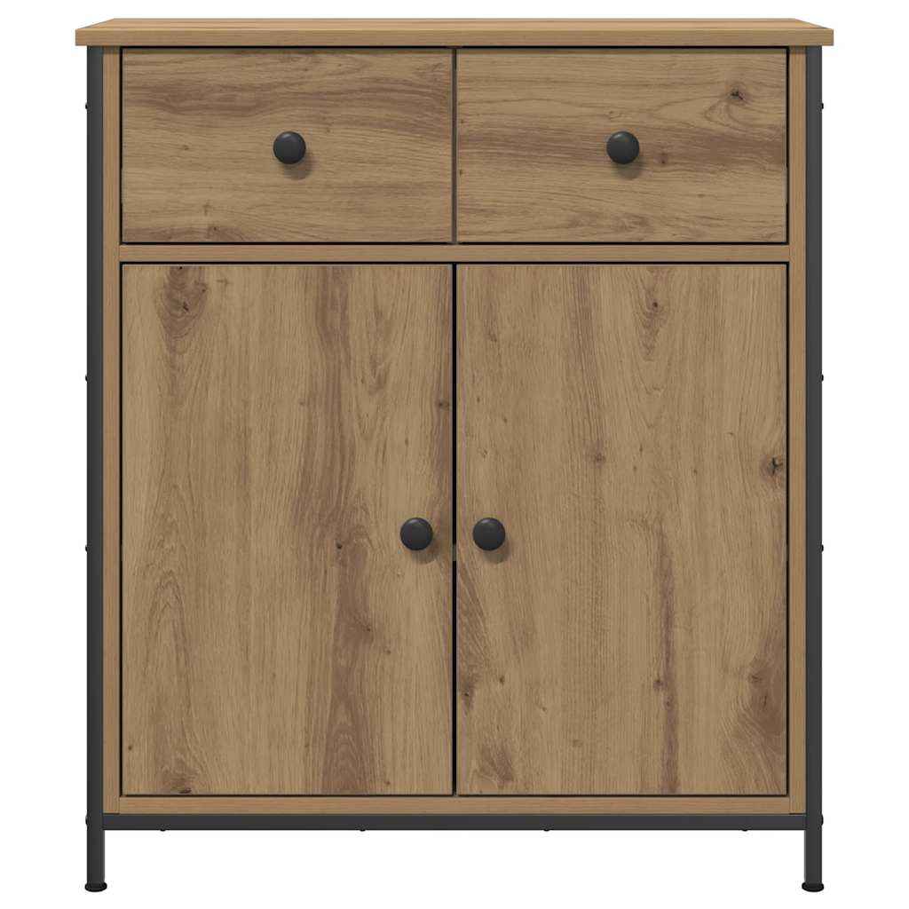 vidaXL Szafka, dąb artisan, 70x30x80 cm, materiał drewnopochodny