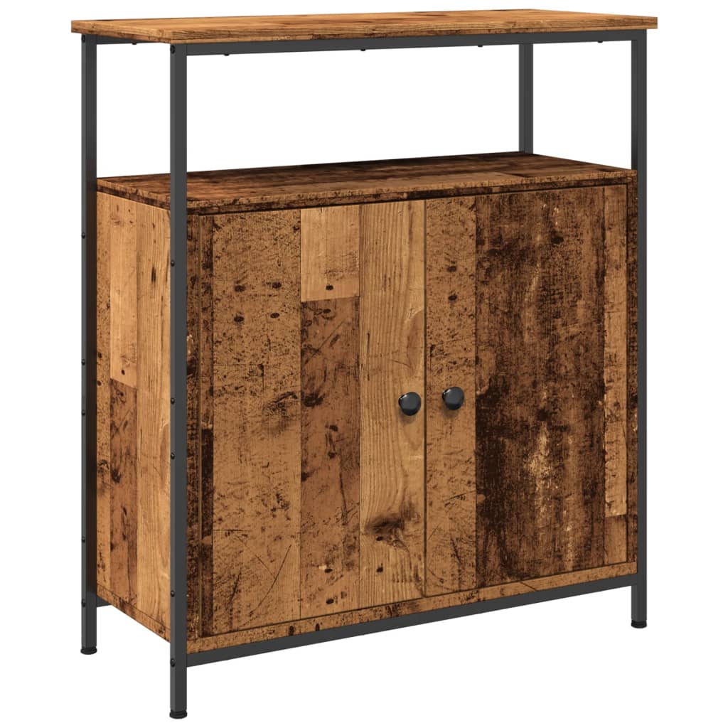 vidaXL Szafka, stare drewno, 70x30x80 cm, materiał drewnopochodny