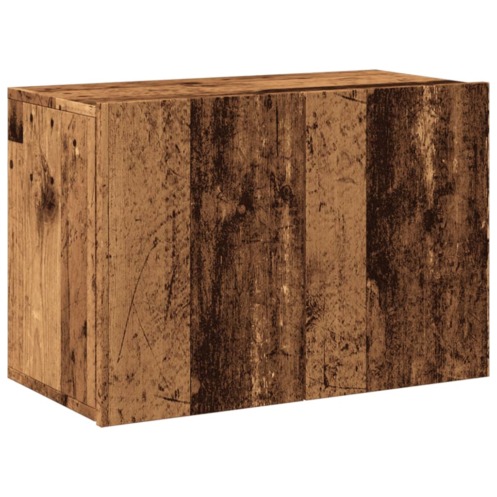 vidaXL Ścienna szafka TV, stare drewno, 60x30x41 cm
