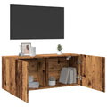 vidaXL Ścienna szafka TV, stare drewno, 100x30x41 cm