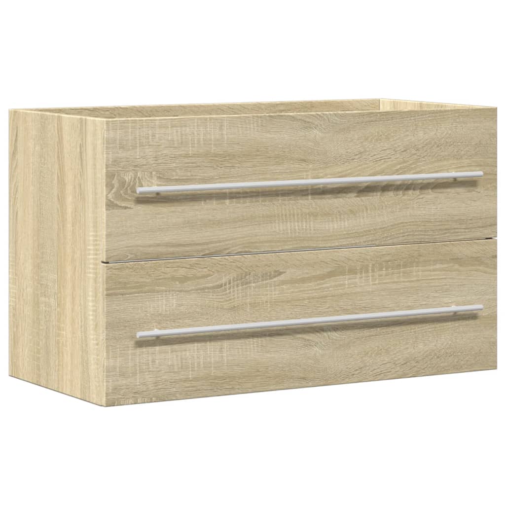 vidaXL Szafka pod umywalkę, stare drewno, 80x38,5x48 cm