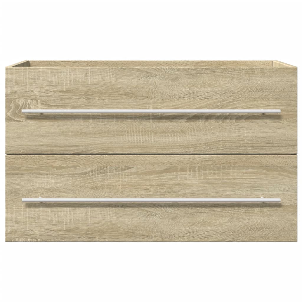 vidaXL Szafka pod umywalkę, stare drewno, 80x38,5x48 cm