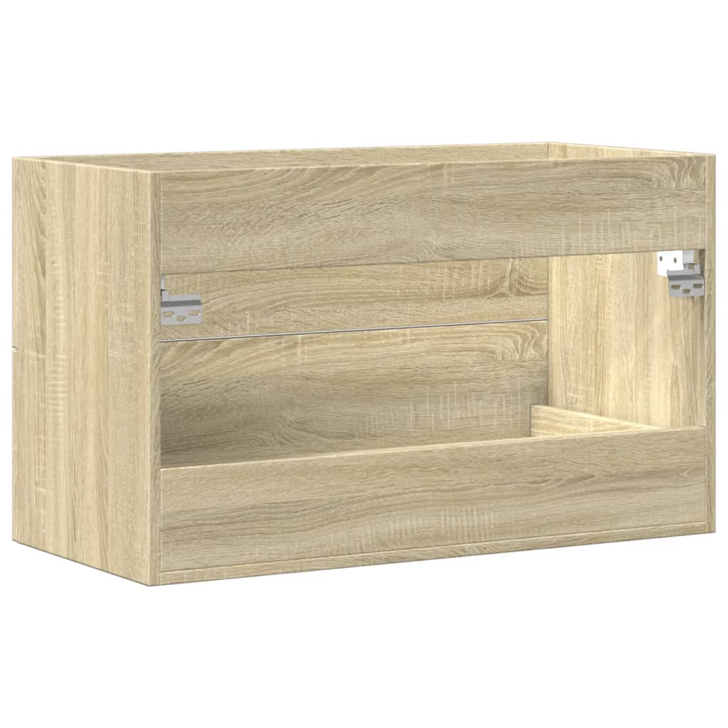 vidaXL Szafka pod umywalkę, stare drewno, 80x38,5x48 cm