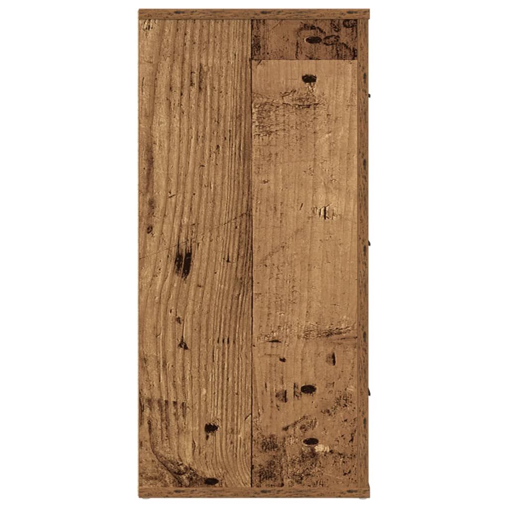 vidaXL Szafka, stare drewno, 80x33x70 cm, materiał drewnopochodny