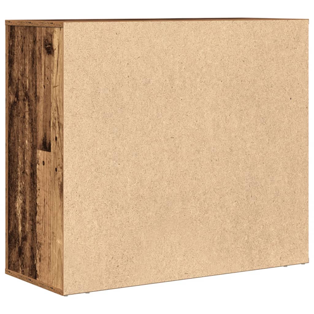 vidaXL Szafka, stare drewno, 80x33x70 cm, materiał drewnopochodny