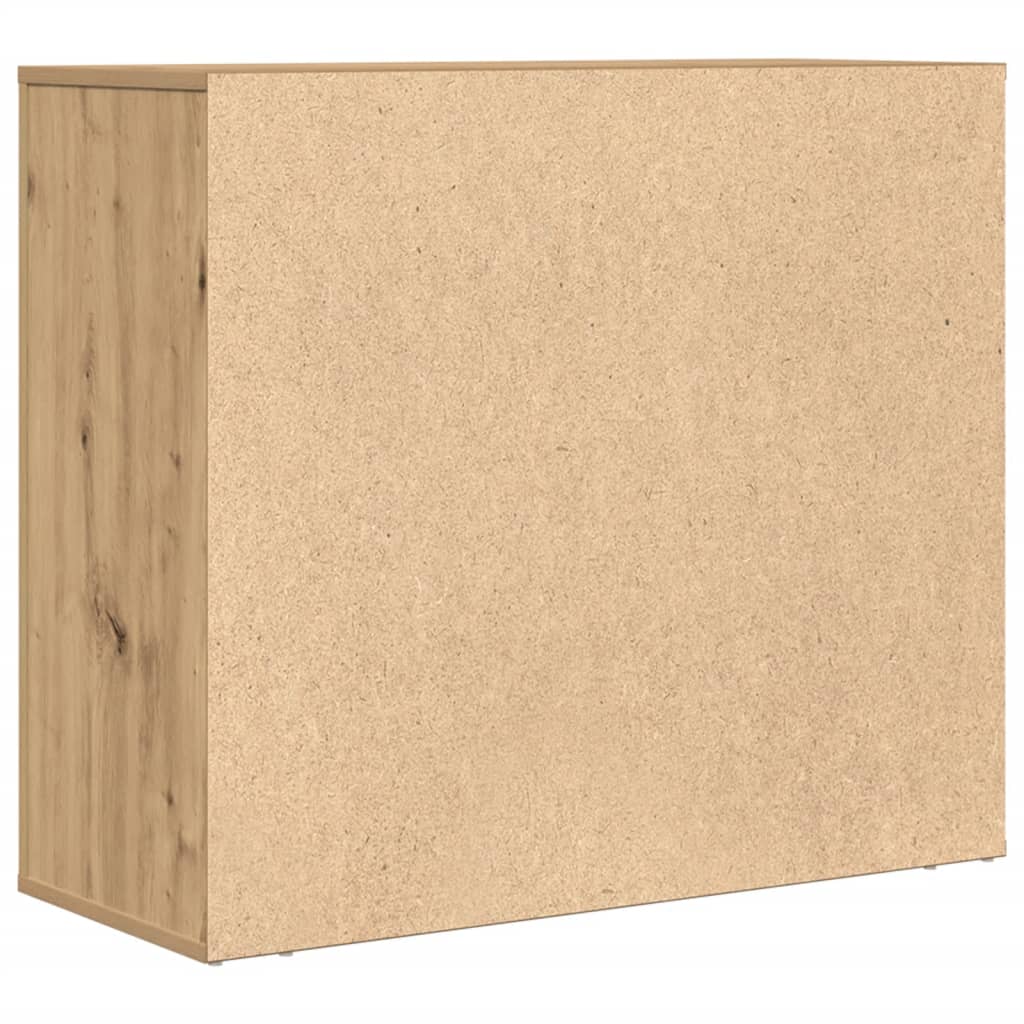 vidaXL Szafka, dąb artisian, 80x33x70 cm, materiał drewnopochodny