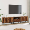 vidaXL Szafka pod TV, z szufladą, stare drewno, 200x25x44 cm