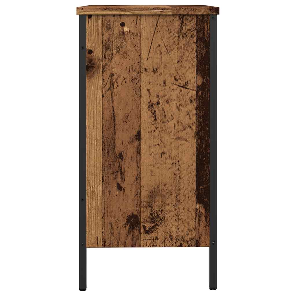 vidaXL Szafka pod umywalkę, stare drewno, 60x30x60 cm