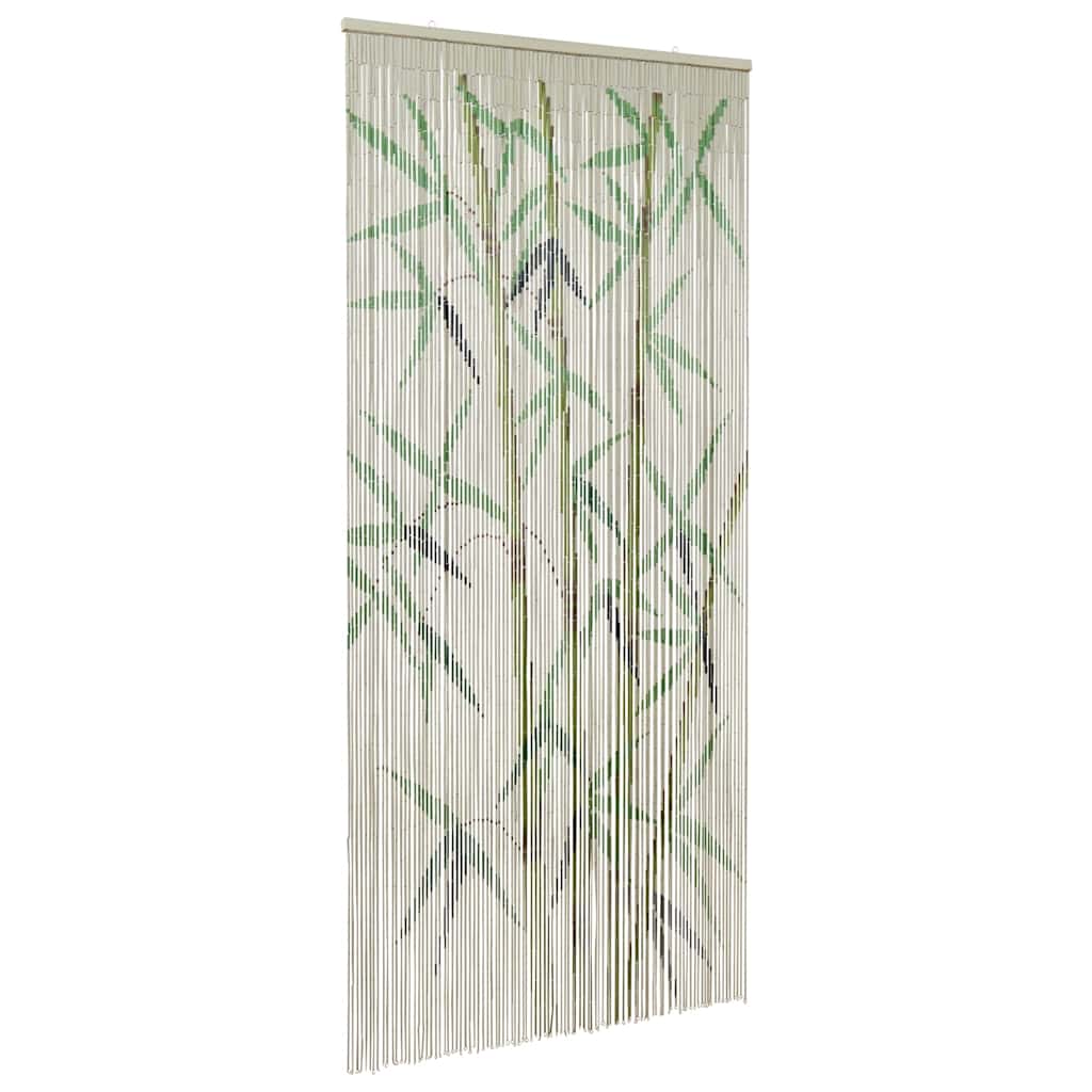 vidaXL Zasłona przeciw owadom z nadrukiem bambusowym 90x220 cm Bambus