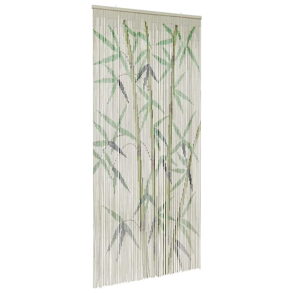 vidaXL Zasłona przeciw owadom z nadrukiem bambusowym 100x200 cm Bambus